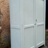 Large Parisian wardrobe willow green