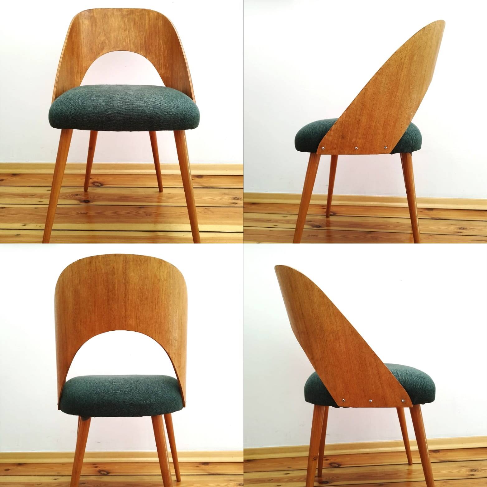 Chairs from Proj. A. Suman, Tatr Nabytok for Tatra, Czechoslovakia, 1960s, Set of 4