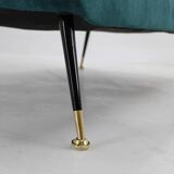 1950s Italian 2-Seater Sofa ,Restored