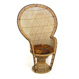 Armchair "Emmanuelle" in rattan, Sweden, 1960
