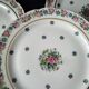 Set of 5 porcelain cake plates from Limoges Chapus Frères