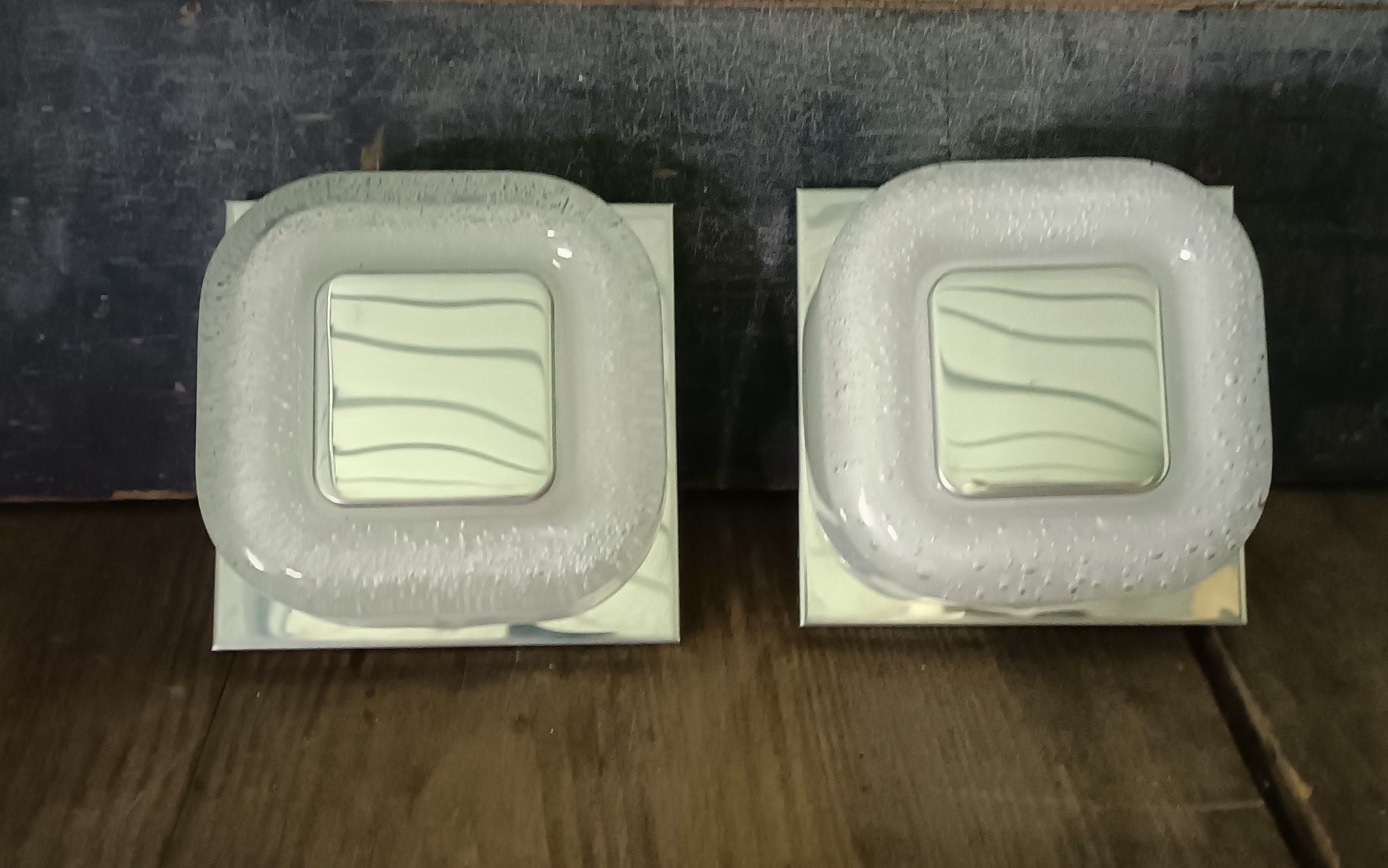 Limburg pair of wall lamp space age glass bubbles wall sconce design 60 70