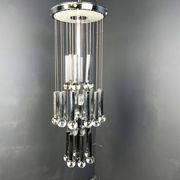 Lustre cascade chromé vintage, années 1970