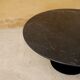 Table basse tulipe vintage en marbre noir