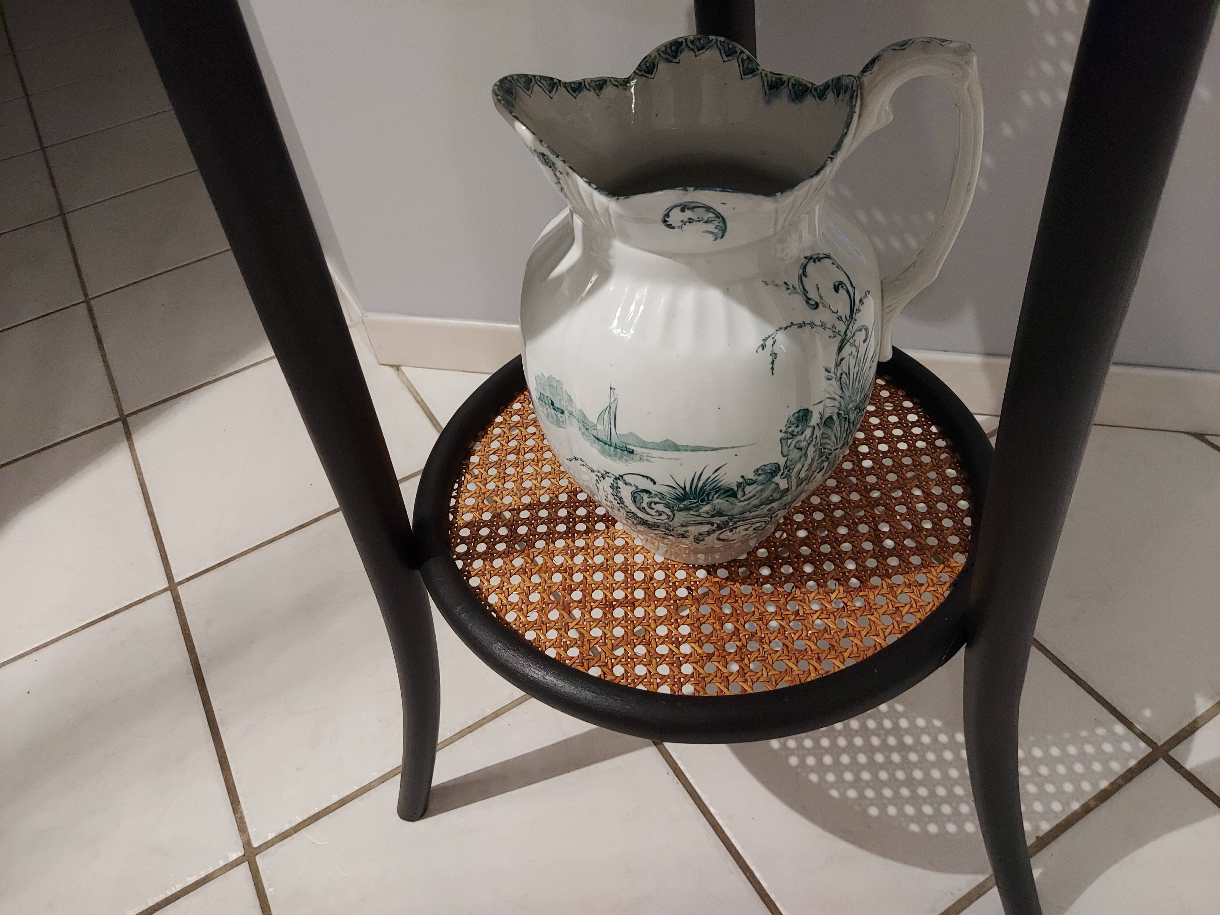 Ensemble Table de toilette et sa chaise Thonet années 1900