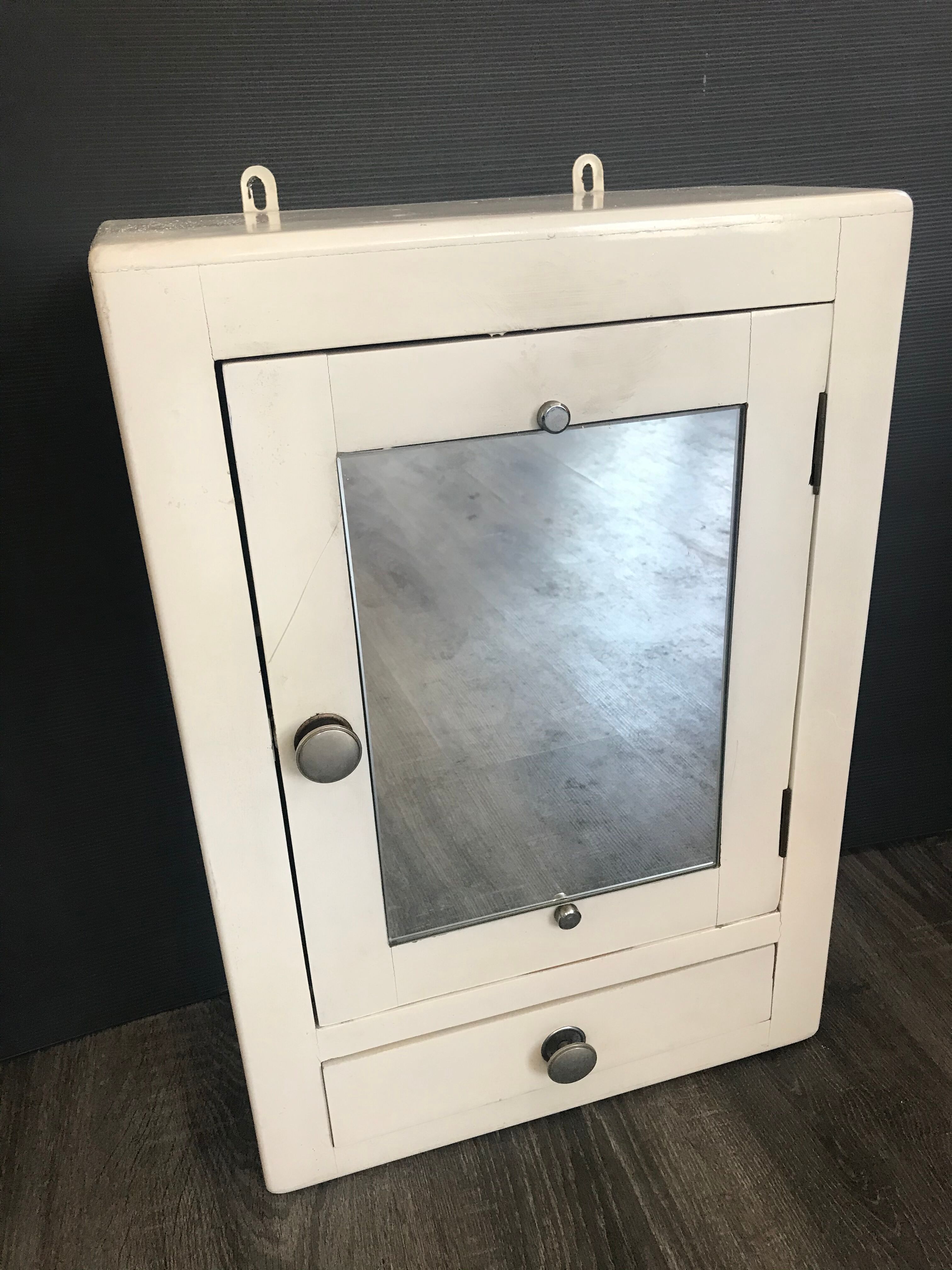 Vintage wooden medicine cabinet