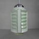 Art Deco pendant lamp with glass lantern shade, 1930s