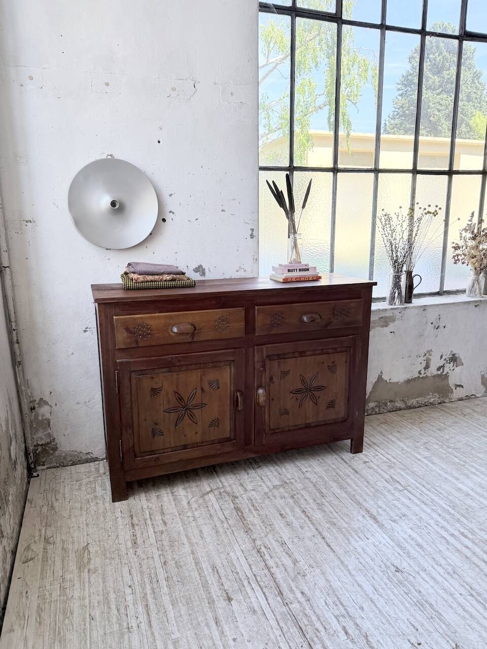 Jam cupboard, popular Savoyard art, 1950s.