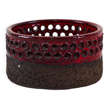 Support de bougie en céramique, design danois, années 1960, fabriqué au Danemark