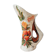 Vintage vase enamels of flowers signed Tess