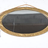 Art Deco oval mirror 55x31cm