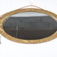 Miroir ovale art déco 55x31cm