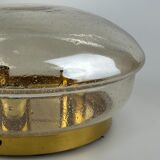 60s 70s Limburg Glashütte ceiling lamp glass space age design