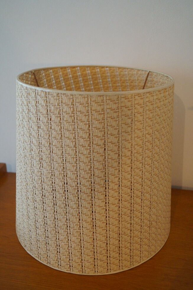 Rattan lampshade 1960