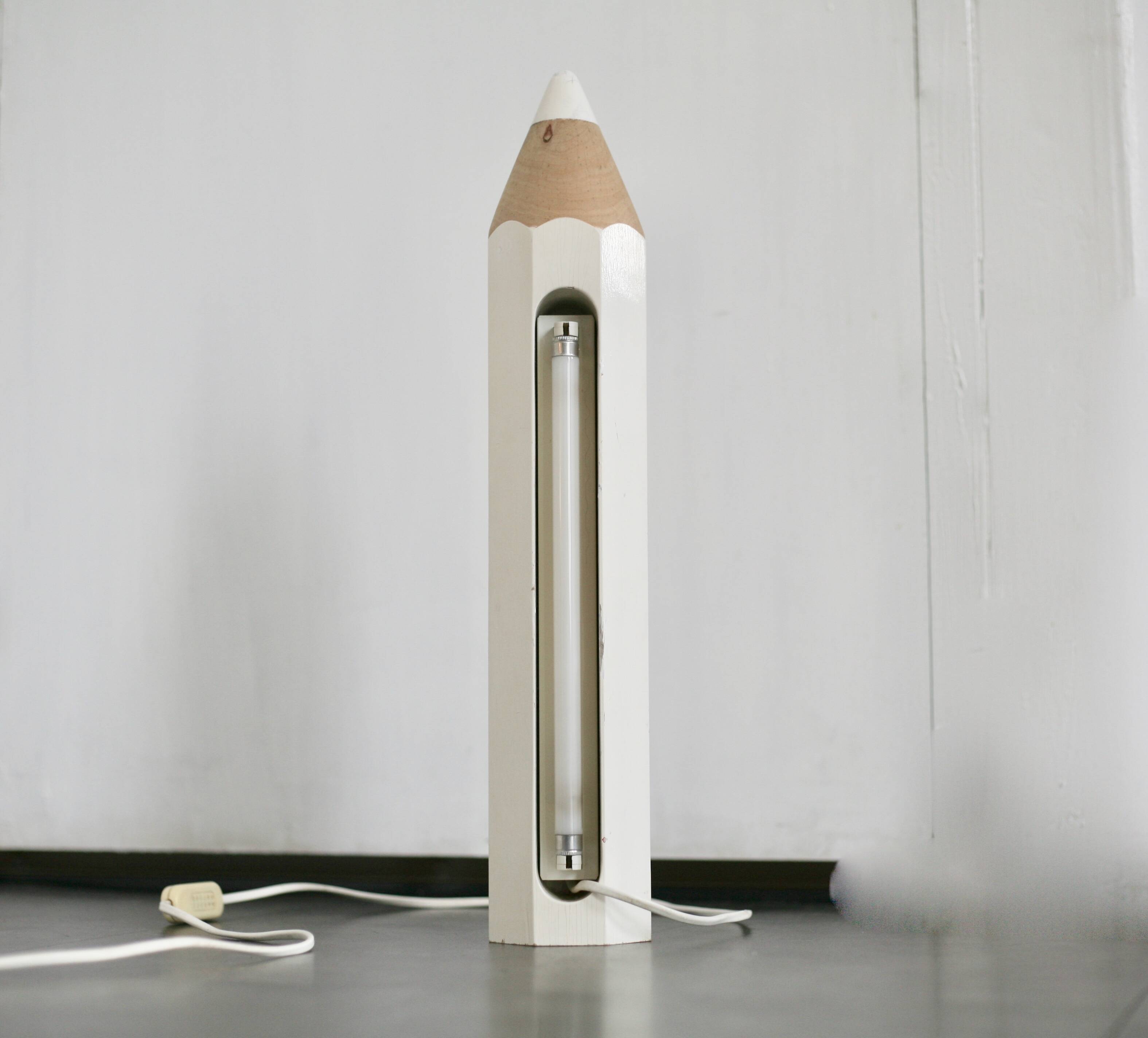 Pierre Sala, "pencil" lamp, Vilac, 1980