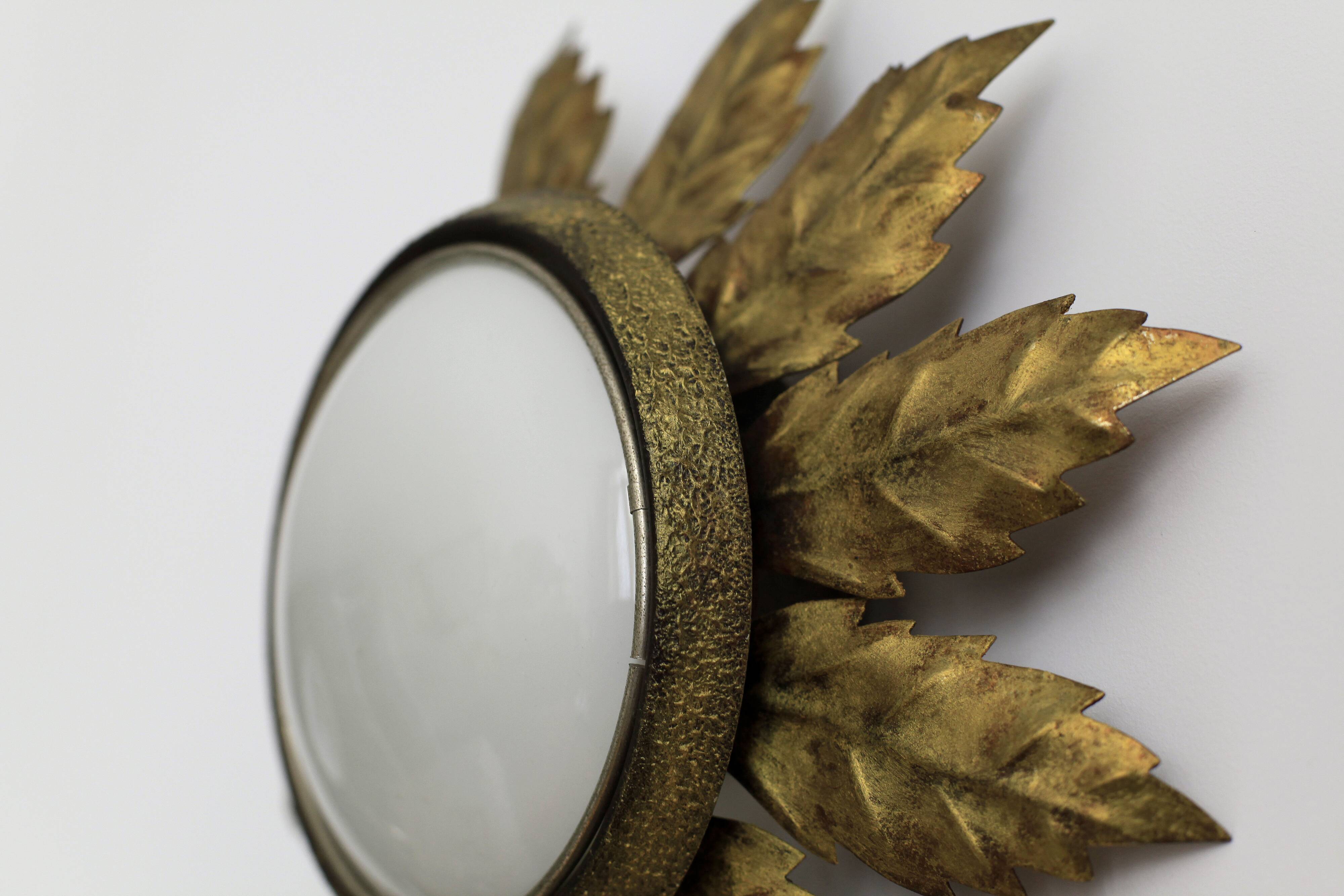 Gold wall lamp 30cm x 30cm
