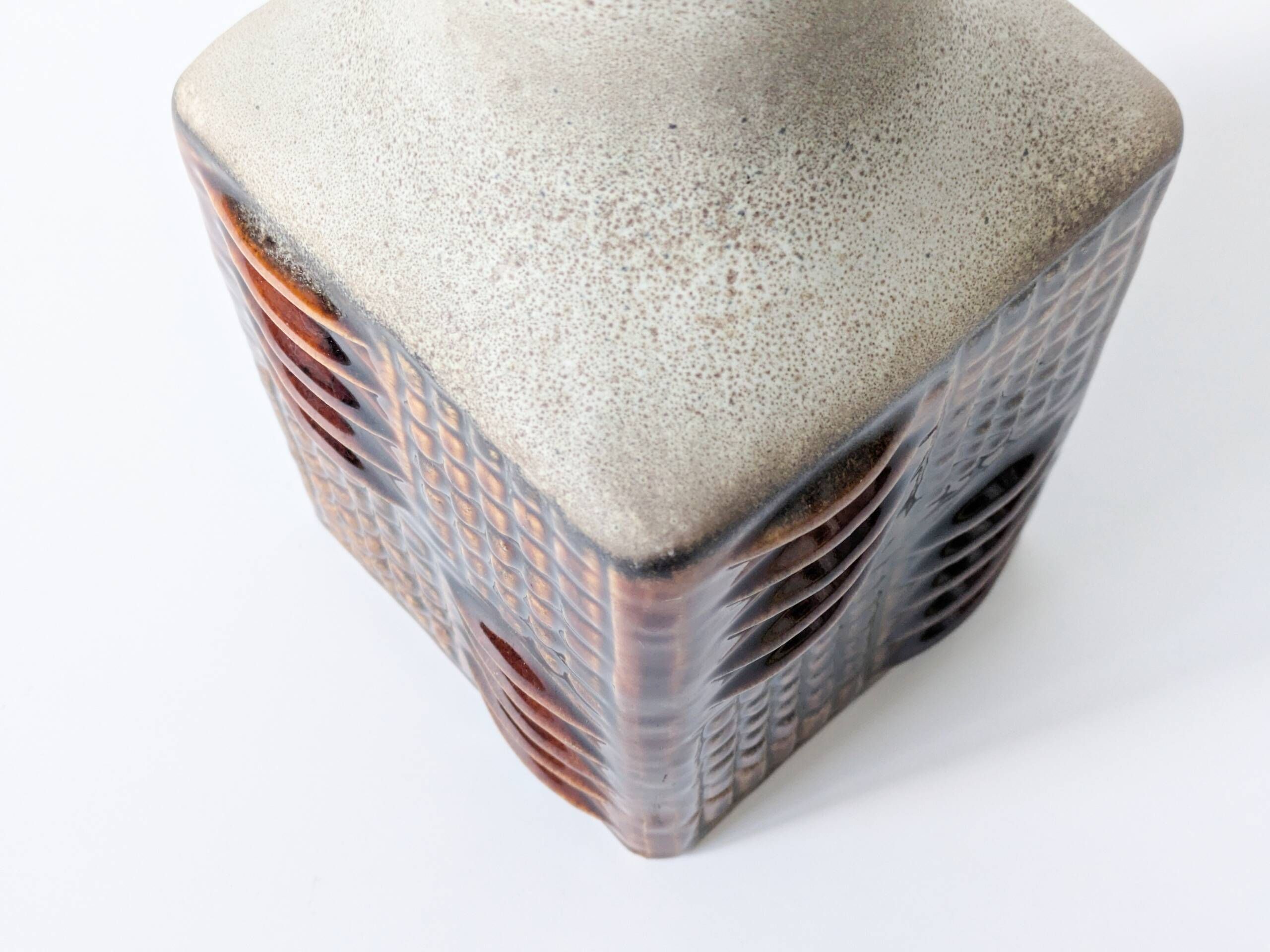 Brutalist ceramic vase Midcentury, Carstens Tönnieshof West Germany