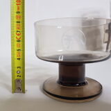 Lot of 5 champagne or vintage dessert glasses, Pegasus, 70s