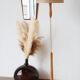 Vintage floor lamp from the 1960s in solid beech.