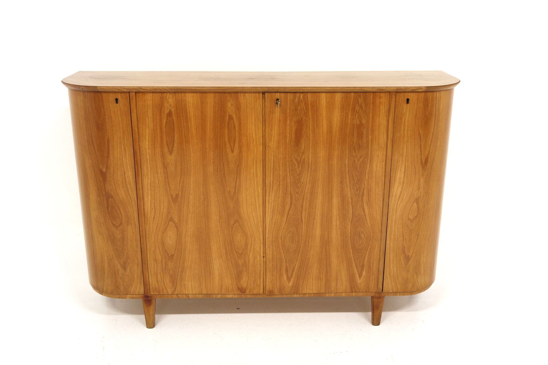 Enfilade scandinave en noyer, Swedish modern, Suède, 1940