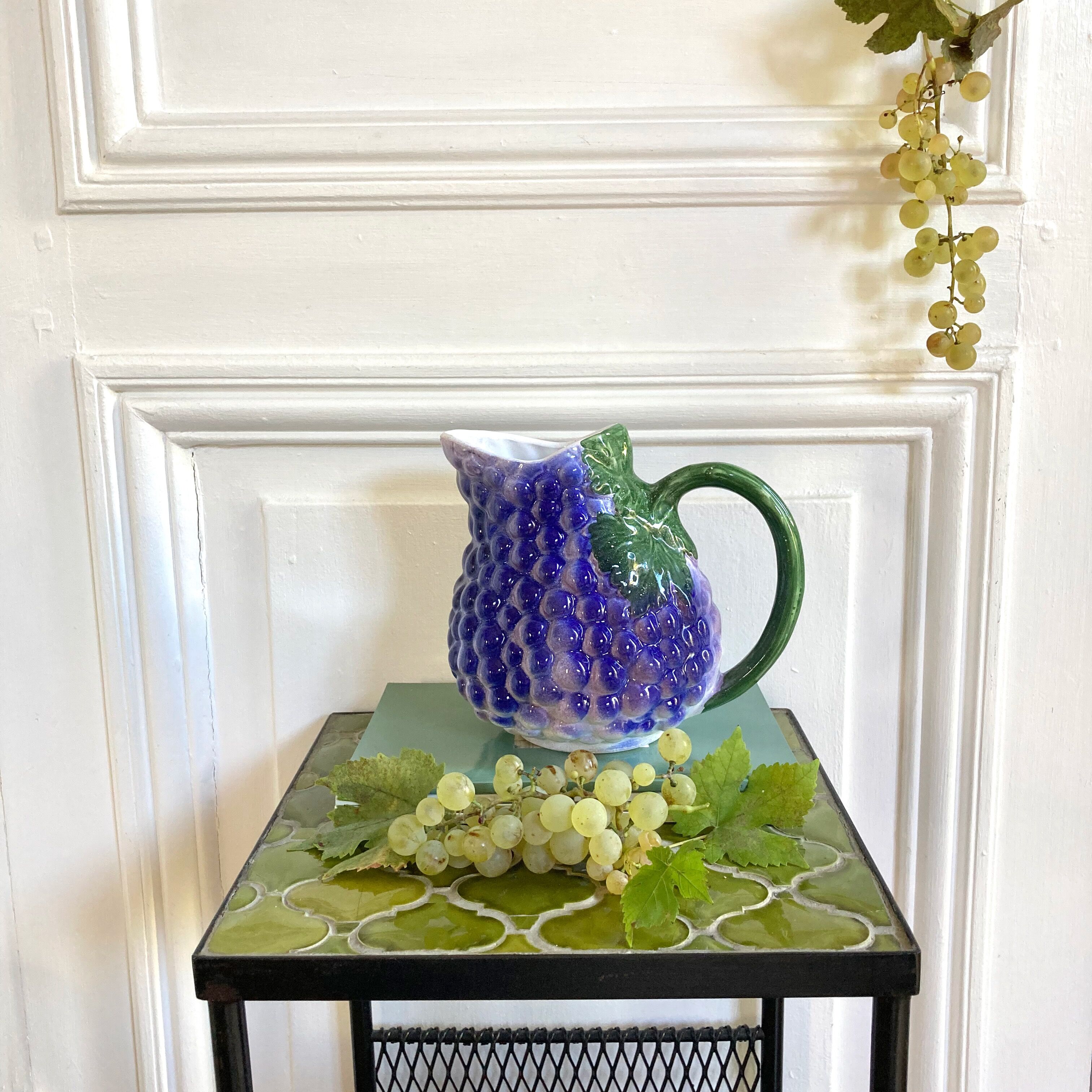 Pitcher grape slurry