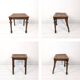 Tabouret vintage tressé viennois tourné table d'appoint vieux tabouret de piano banc de piano orneme