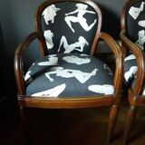 Pair of Art Deco workshop armchairs