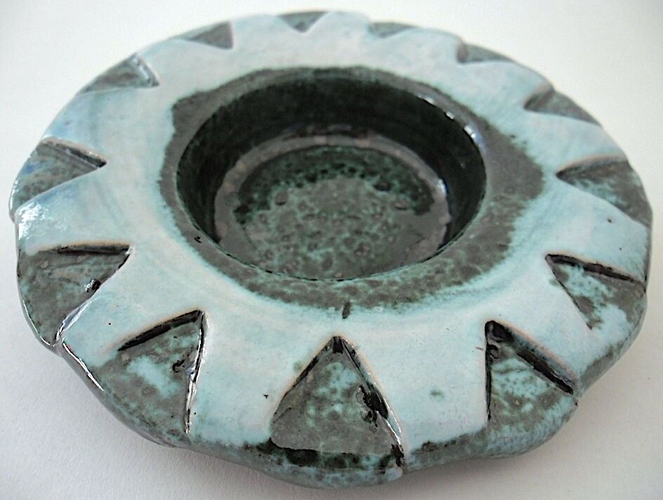Glazed stoneware photophore