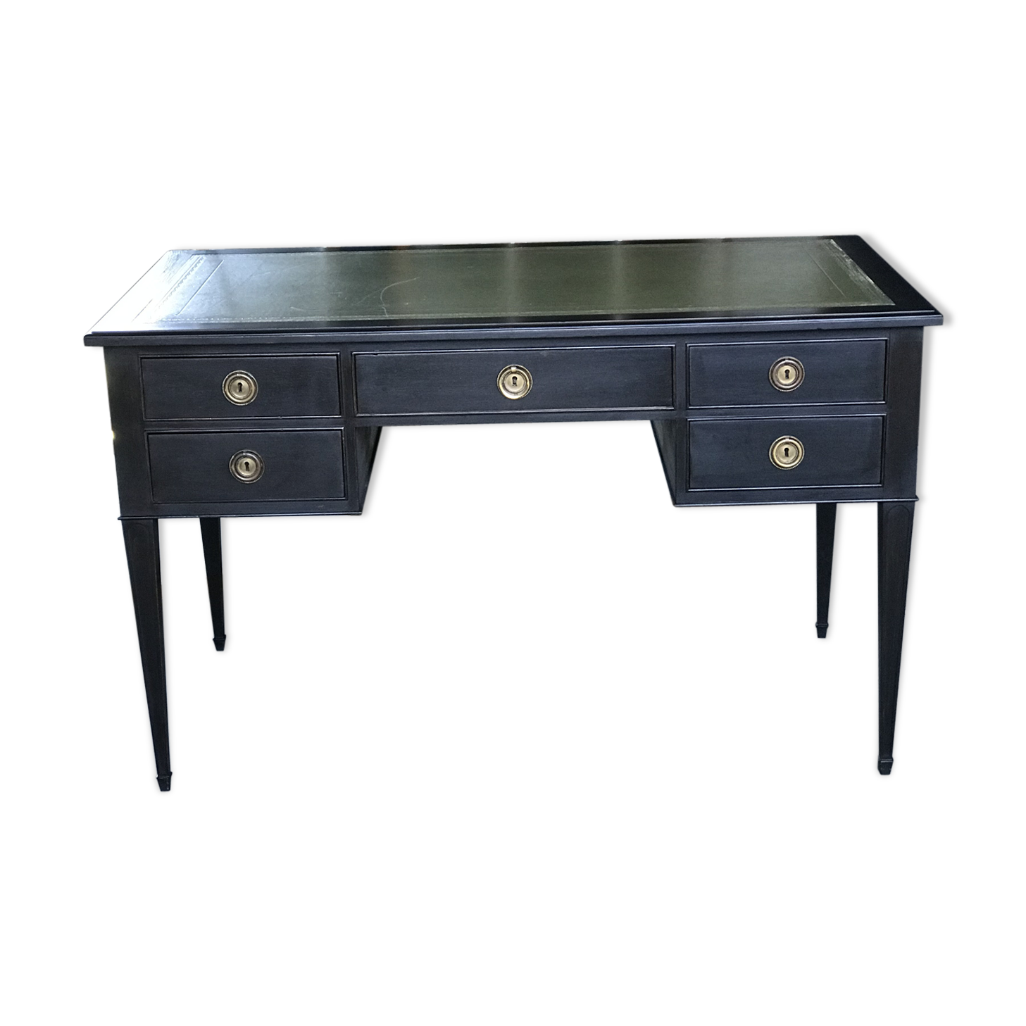 Blackened wooden lady desk