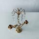 Candle holder with tassels