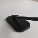 Brutalist wrought iron candle holder 1950