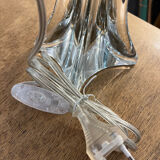 Crystal lamp base H24 cm re-electrified