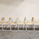 Set of 8 vintage Marcel Breuer Cesca chairs, made in italy, 1970s