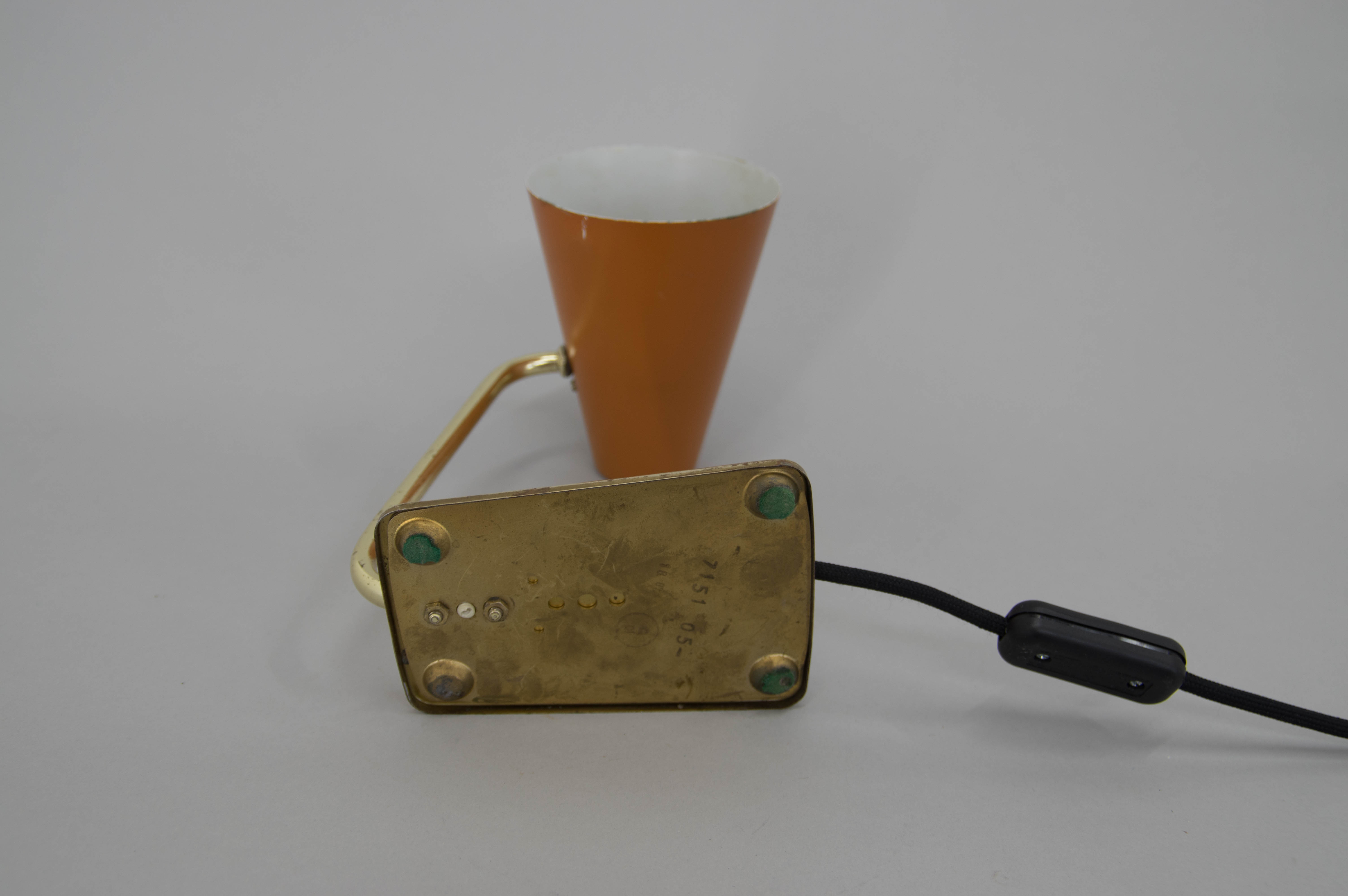 Table or Bedside Lamp, Czechoslovakia, 1960s