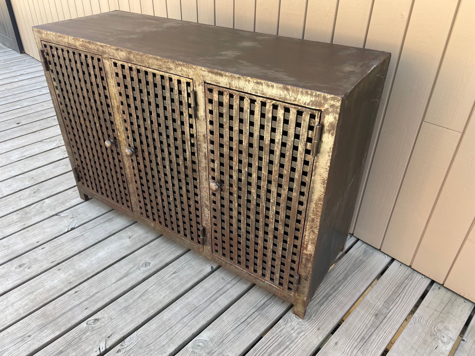 Metal sideboard