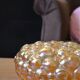 Plafonnier en verre soufflé Héléna Tynell