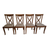 Solid oak chairs set of 4