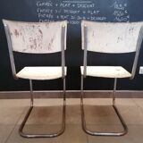 Pair of cantilevered chairs Mart Stam, Czechoslovakia, 60