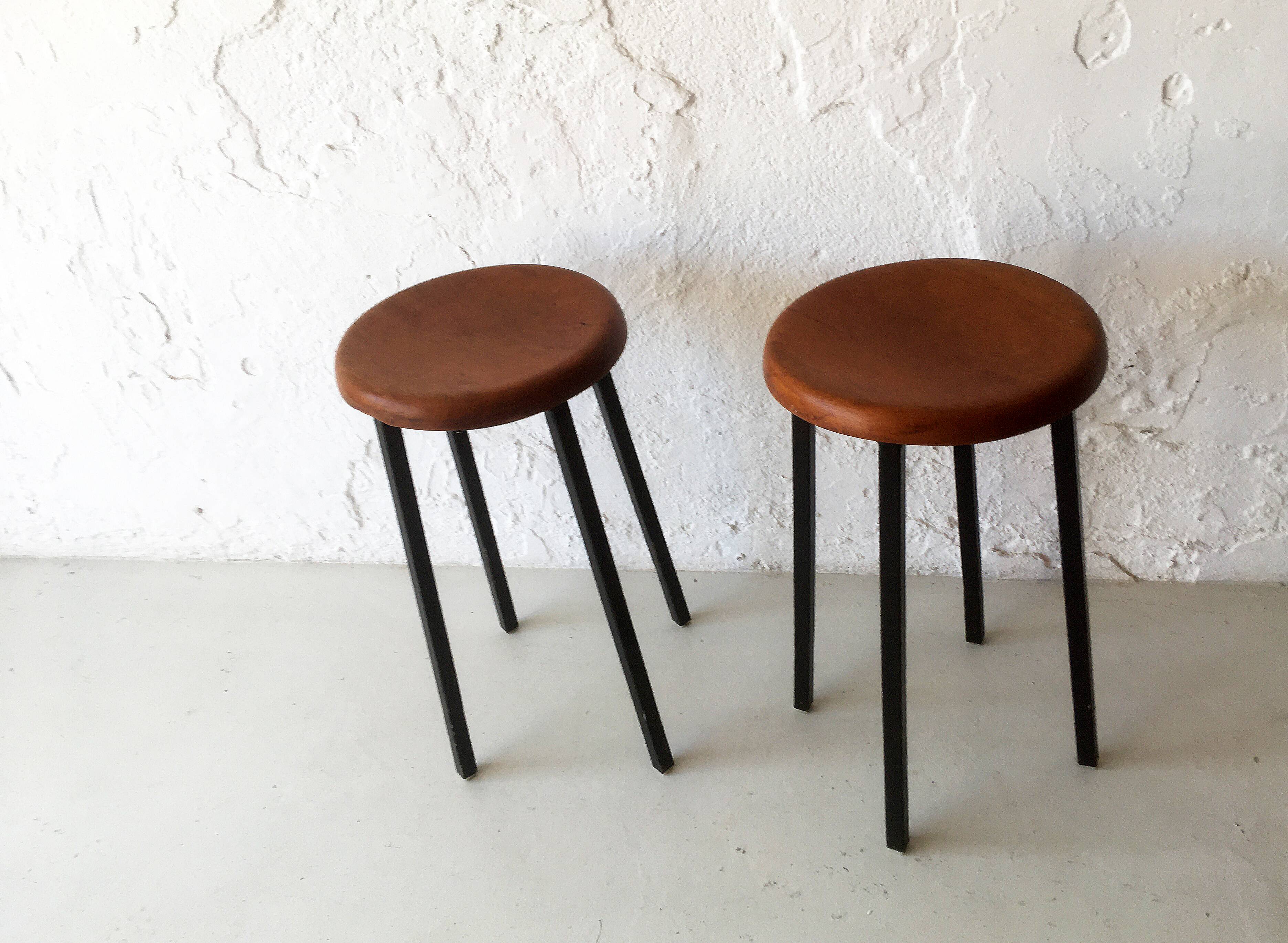 Industrial stool, Dutch design, 1960s