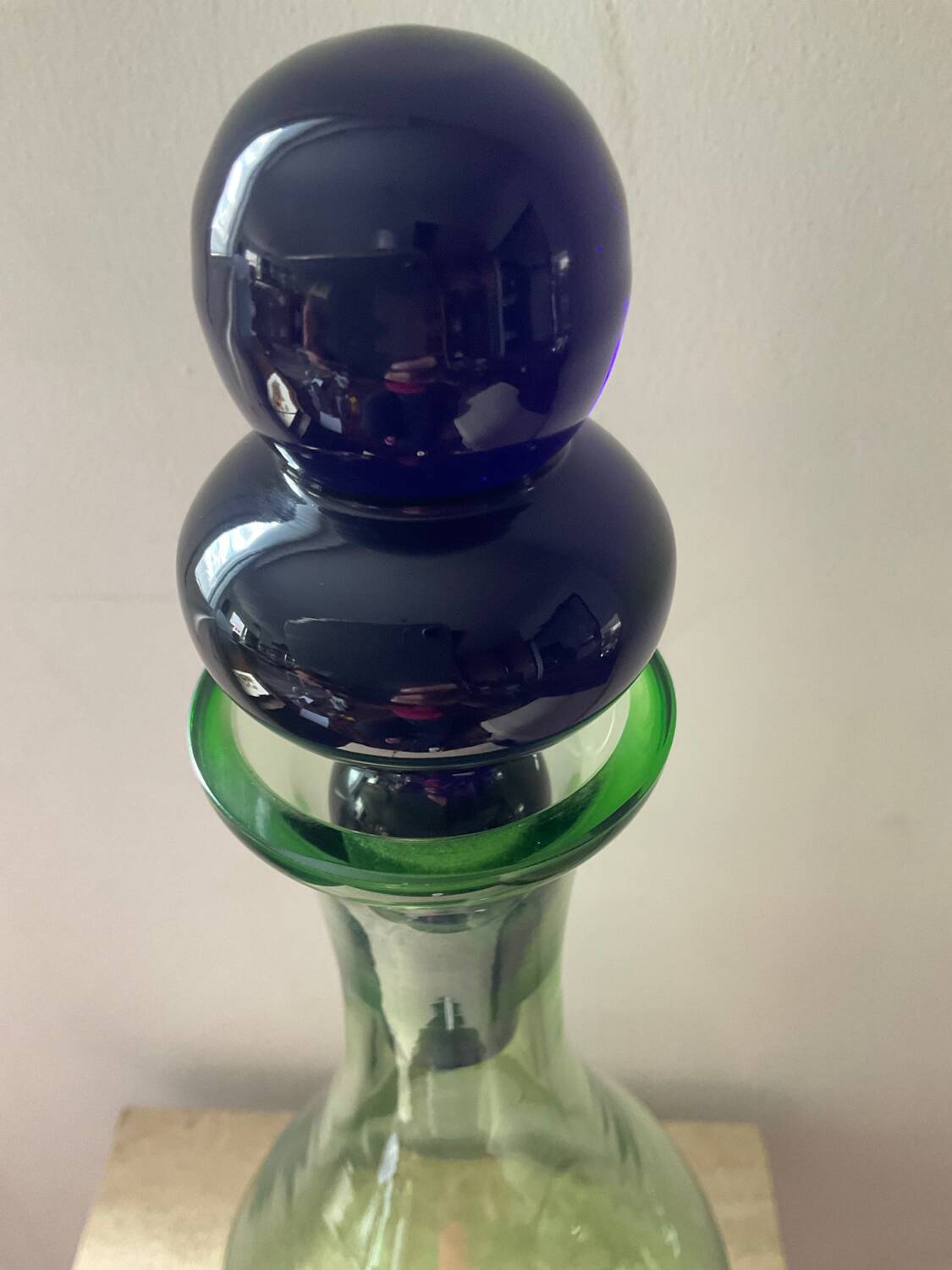 Vintage Murano glass carafe from the 70s