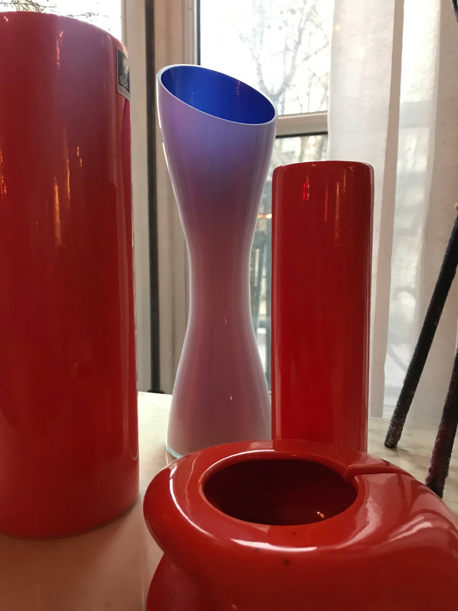 Vintage Vase • Incamiciato • Murano Glass • 1960