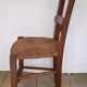 Series of 4 straw chairs