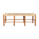 Banc ancien en paille
