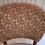 Fauteuil bridge velours