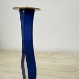 Lucite Cec Lepage style lucite candle stick , 1980s