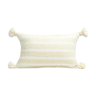 Coussin hayk 50x30 pompons