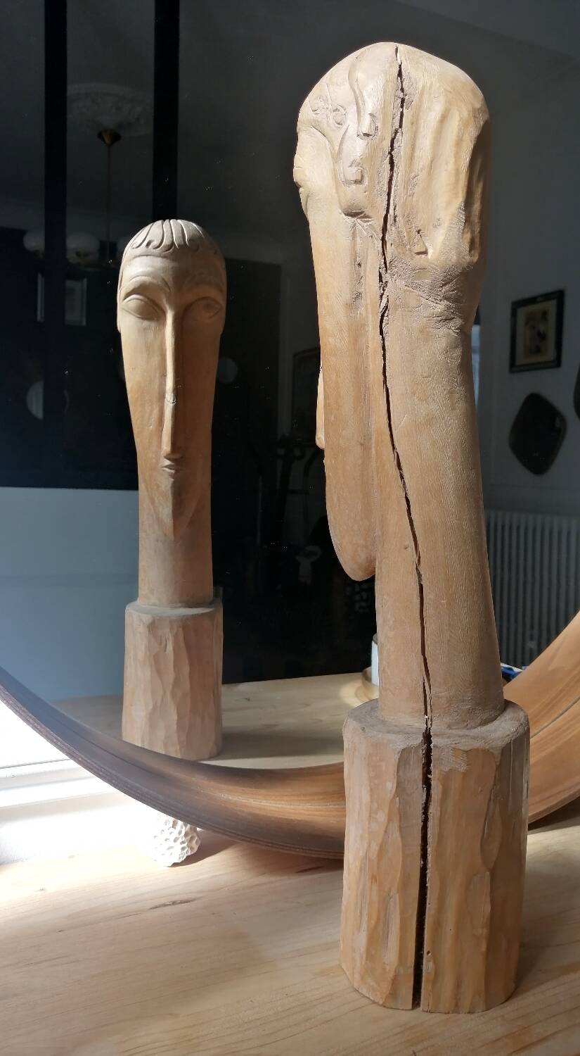 Wood sculpture