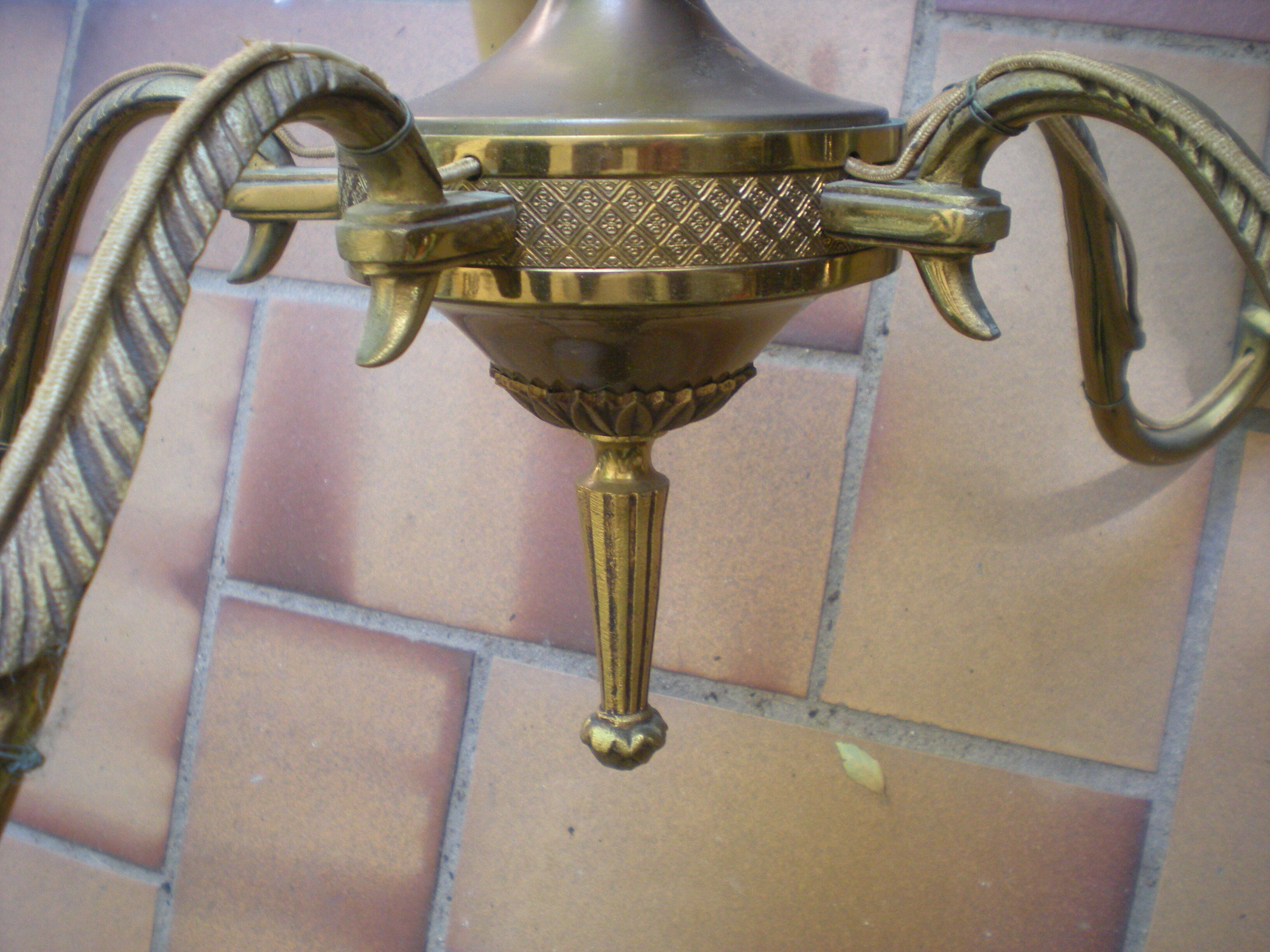 Lustre art deco-5 branches