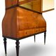 Secretary credenza in marquetry in the Italian Louis XV style from the mid-century, 1960.
