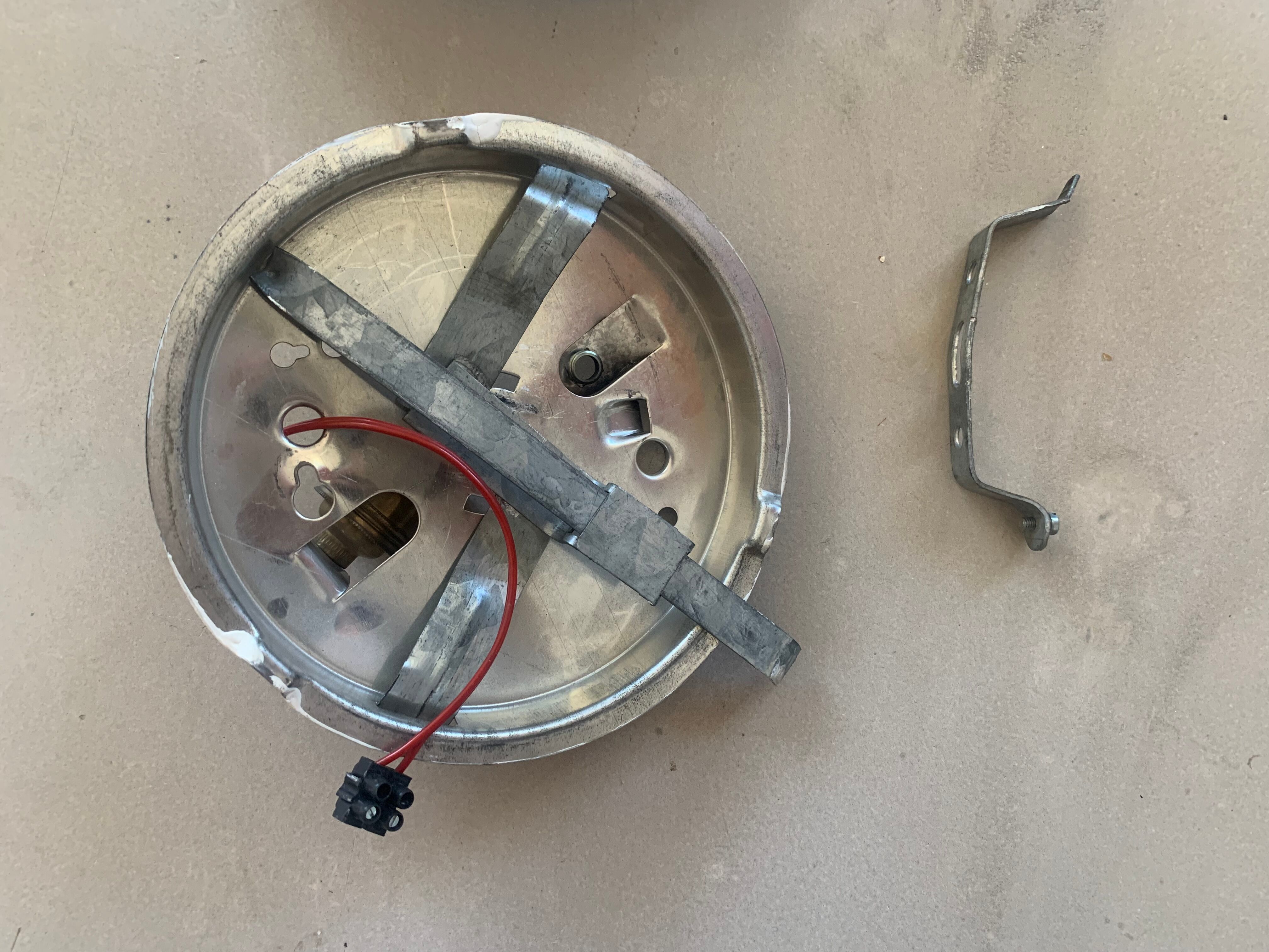 Ceiling lamp opaline D28cm